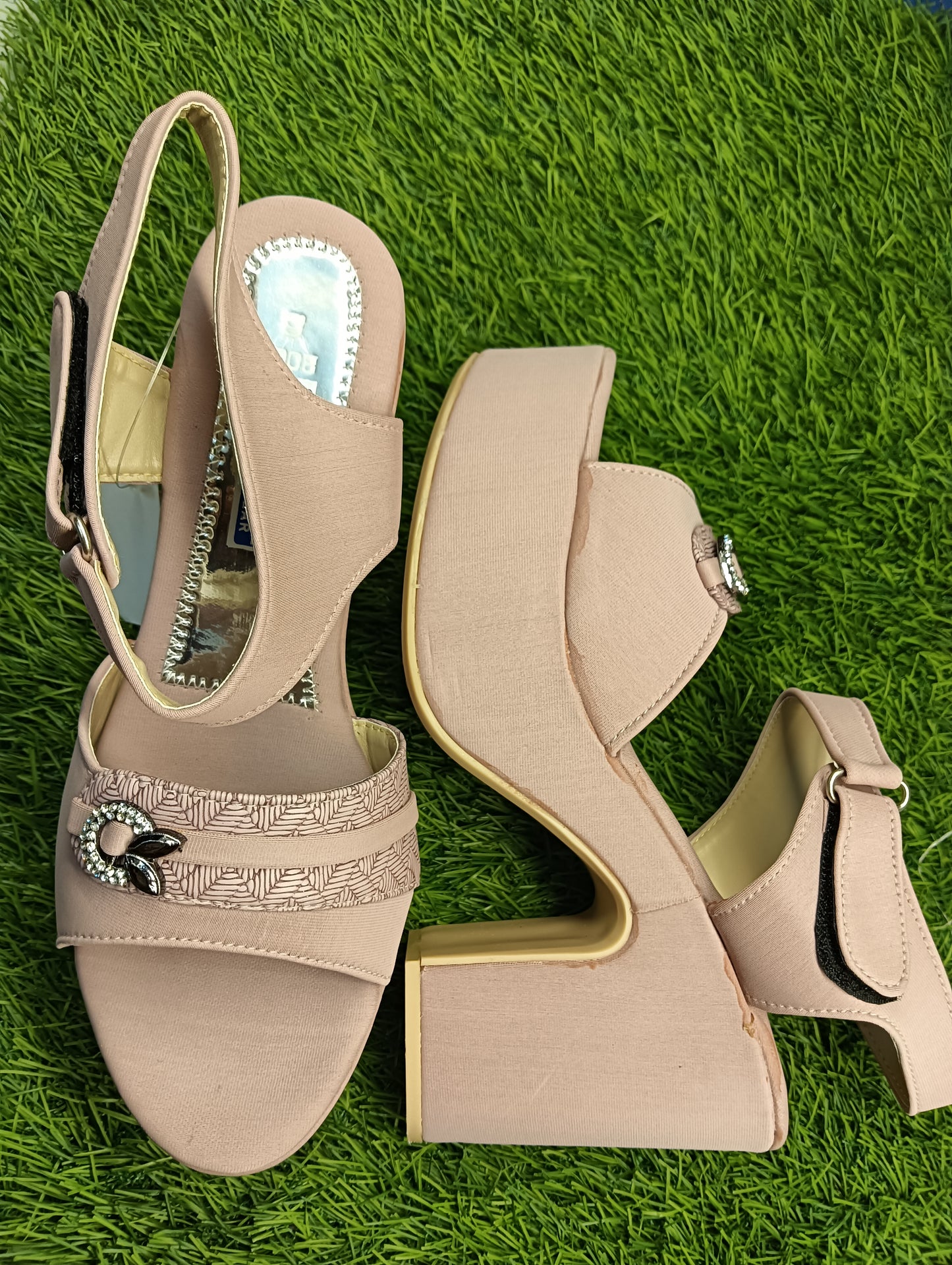 8001, Girls & Women High Hill Party & Causal Wear Sandal (Warranty For sole, Heel , Tapi And Pasting up to 90 days ) From Date of Purchaase.