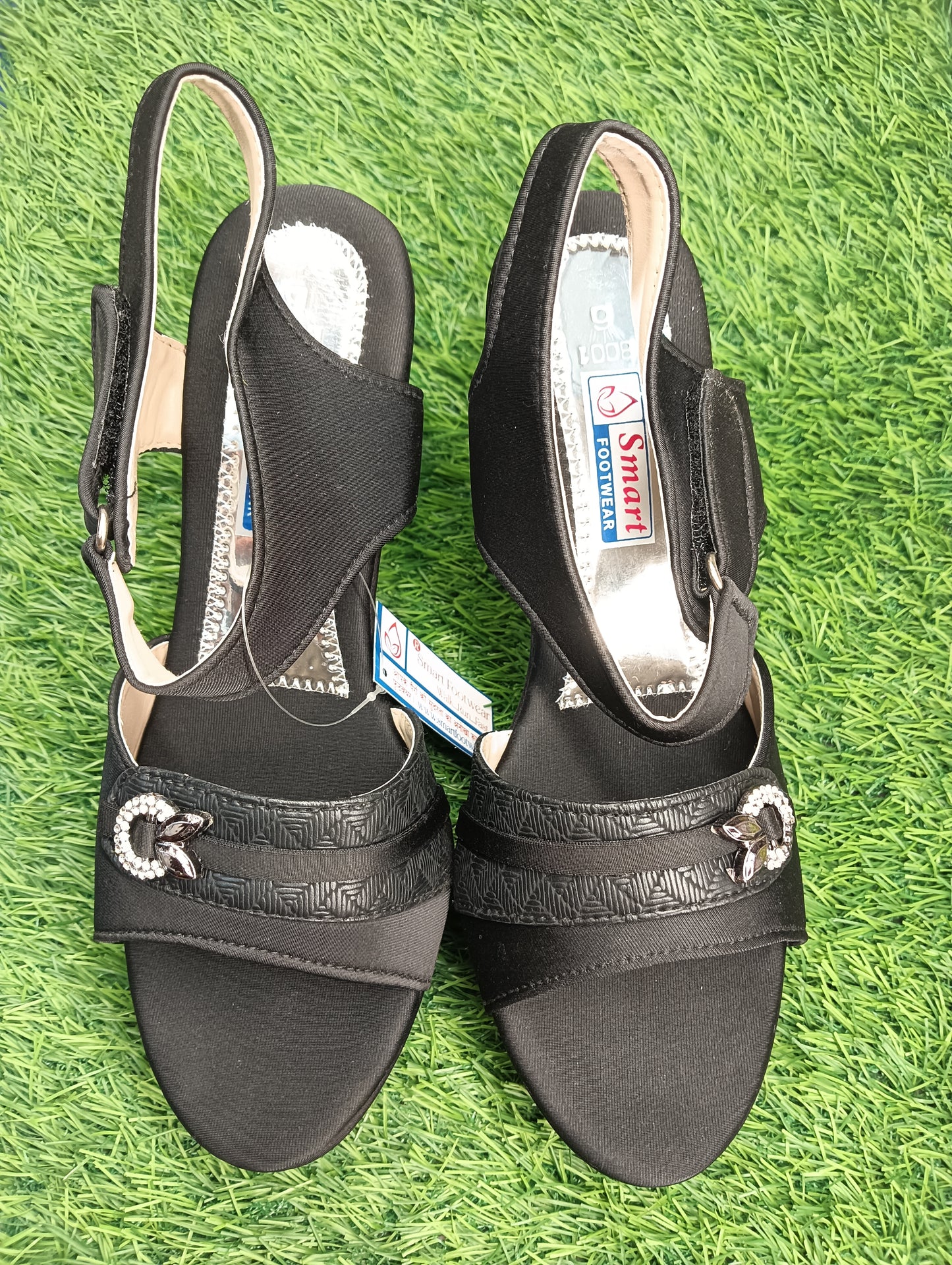 8001 Girls & Women Prty Wear High Hill Sandal (Warranty For sole, Heel , Tapi And Pasting up to 90 days ) From Date of Purchaase.