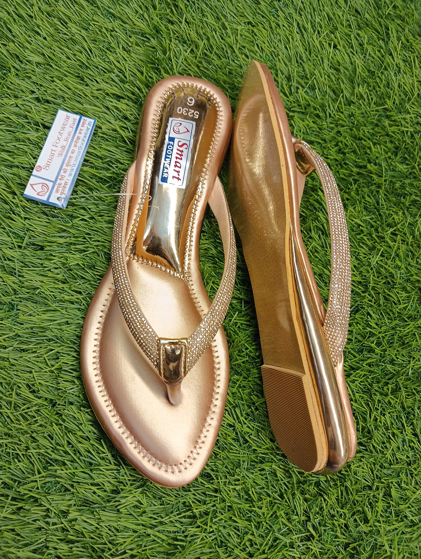 5230 Flat V Sape Causal & Party Wear sandal (Warranty For sole, Heel , Tapi And Pasting up to 90 days ) From Date of Purchaase.