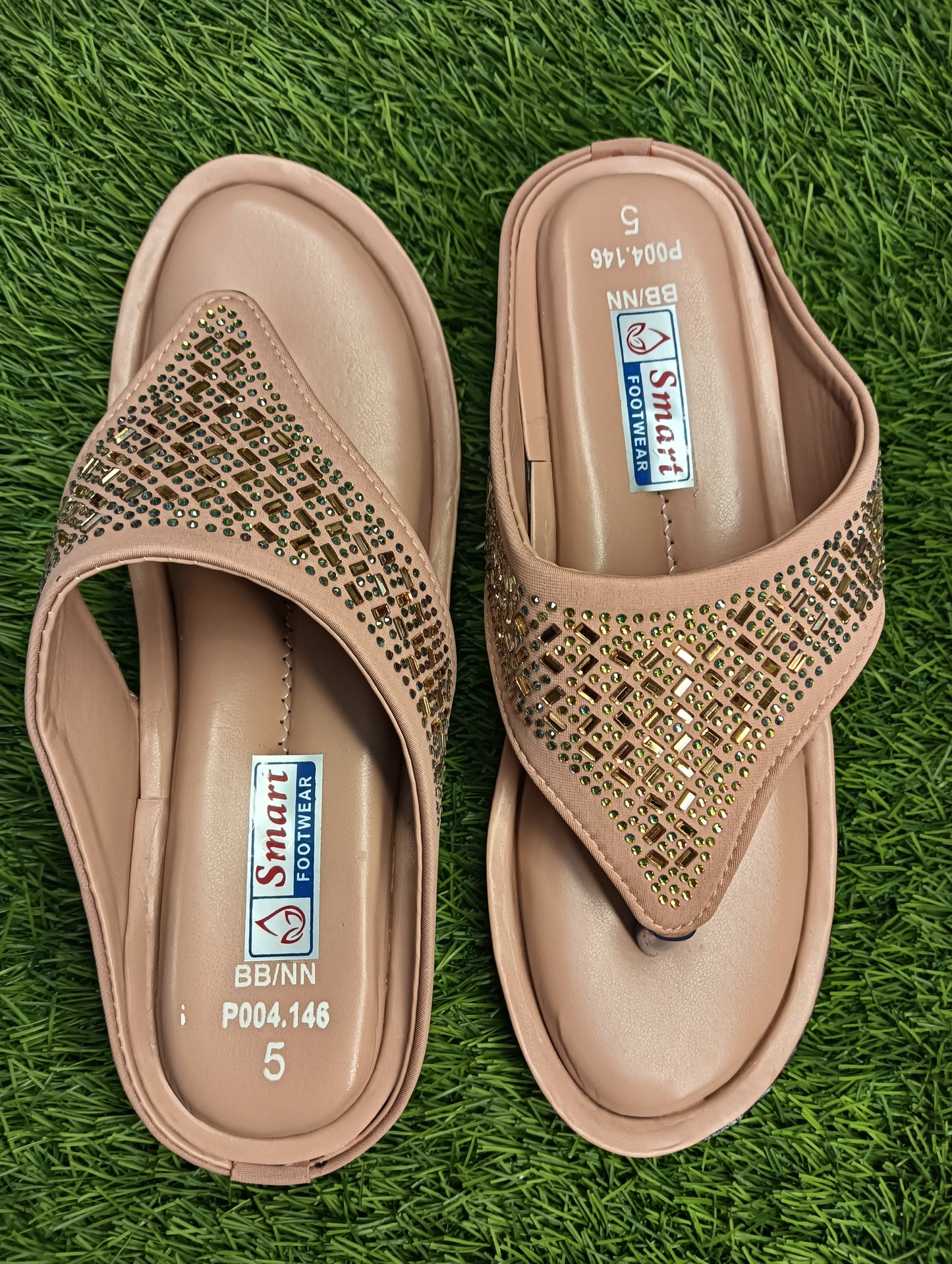 P004.146 causal Party wear women Fancy Sandal (Warranty For sole, Heel , Tapi And Pasting up to 90 days ) From Date of Purchaase.