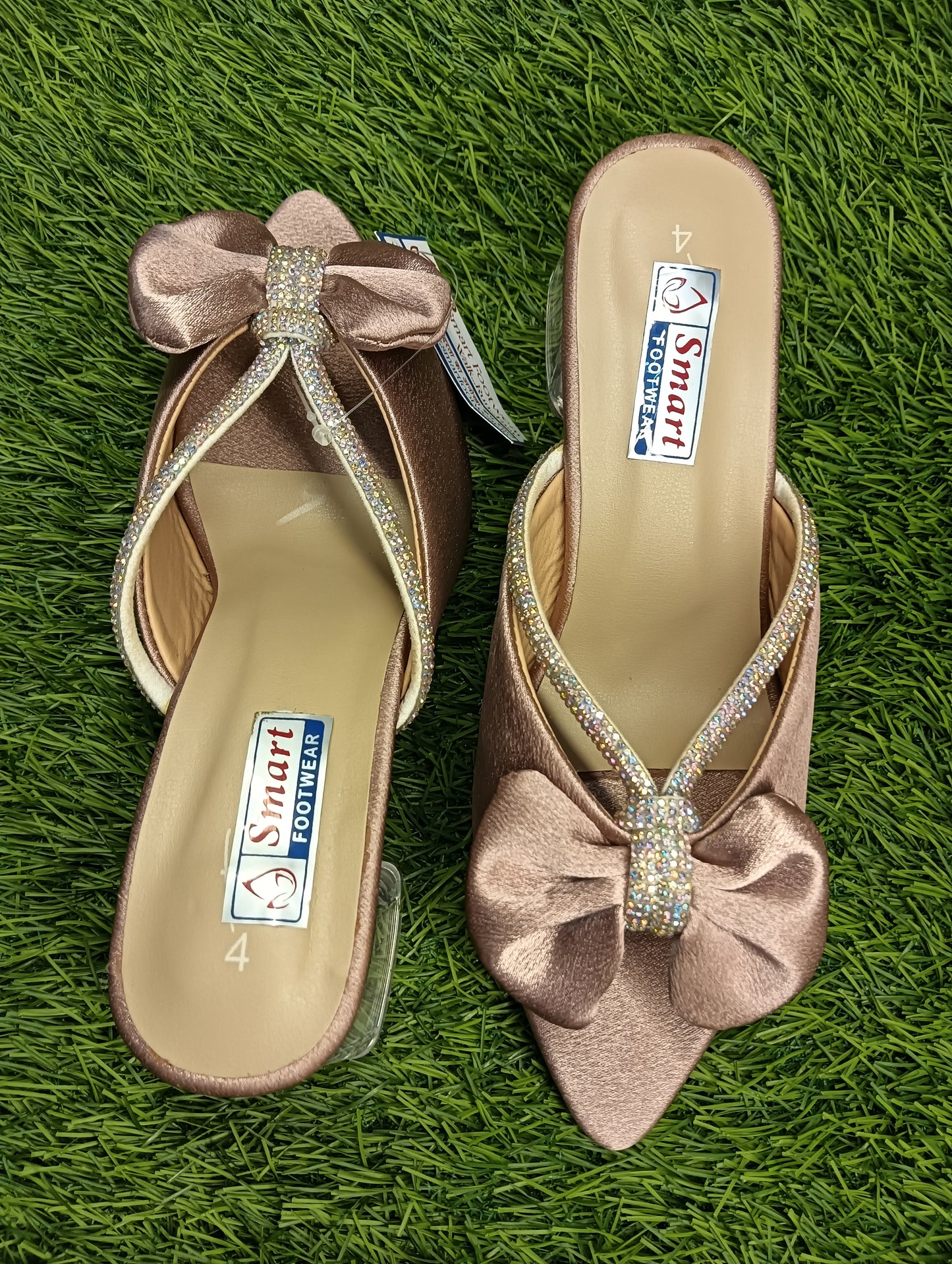 Glass.02 Women Party Wear Glass Hill Sandal, (Warranty For sole, Heel , Tapi And Pasting up to 90 days ) From Date of Purchaase.