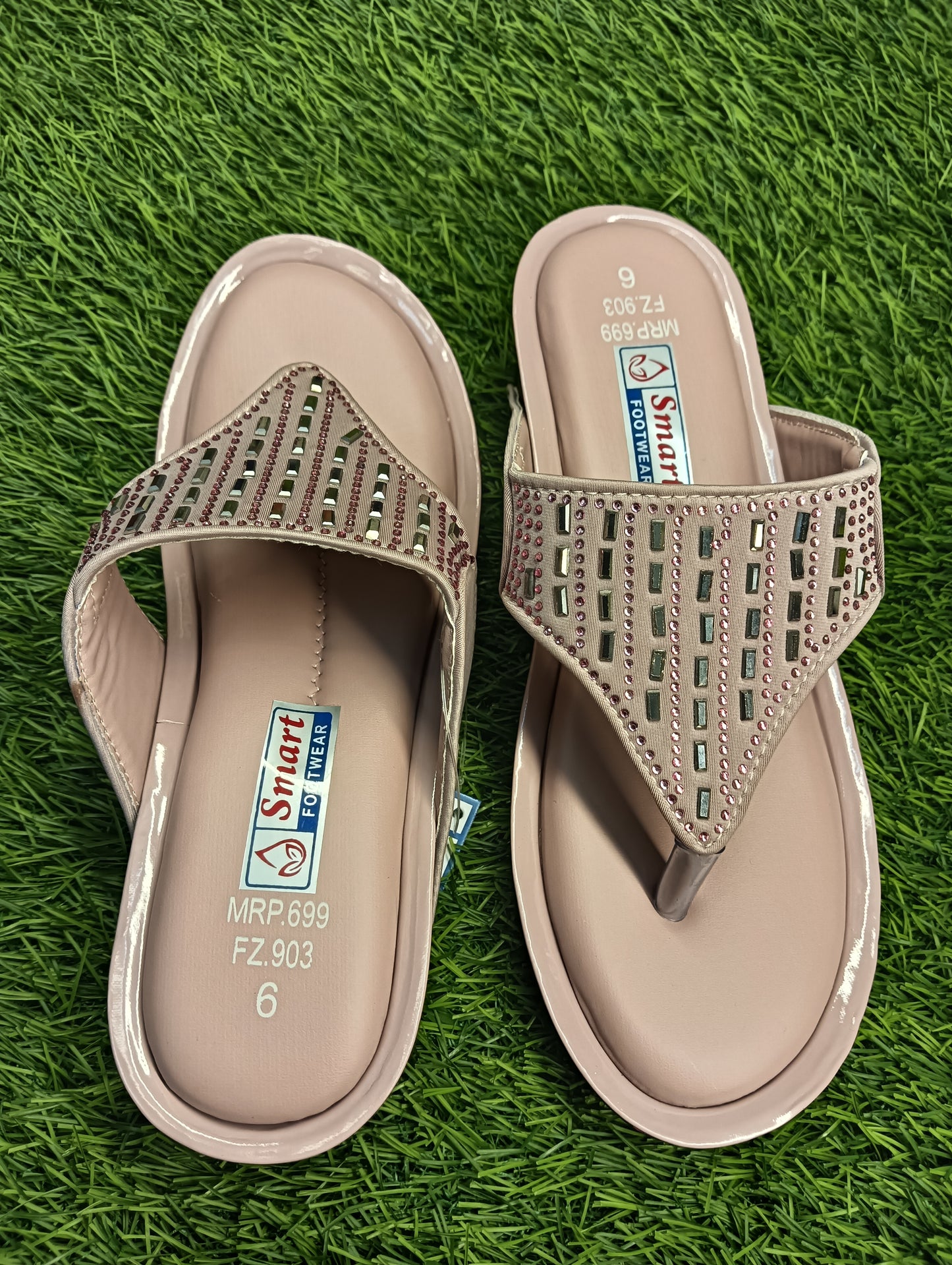 FZ.903, Causal Party wear women Sandal Ice sole (Warranty For sole, Heel , Tapi And Pasting up to 90 days ) From Date of Purchaase.