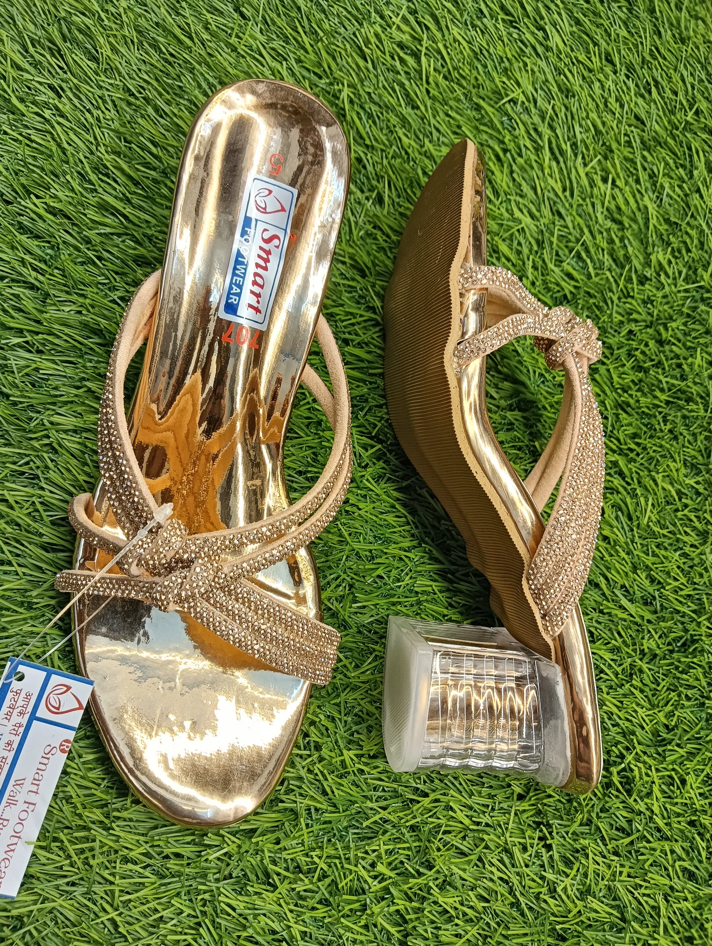 707, Women Party Wear Causal normal Hill Fancy Sandle. (Warranty For sole, Heel , Tapi And Pasting up to 90 days ) From Date of Purchaase.