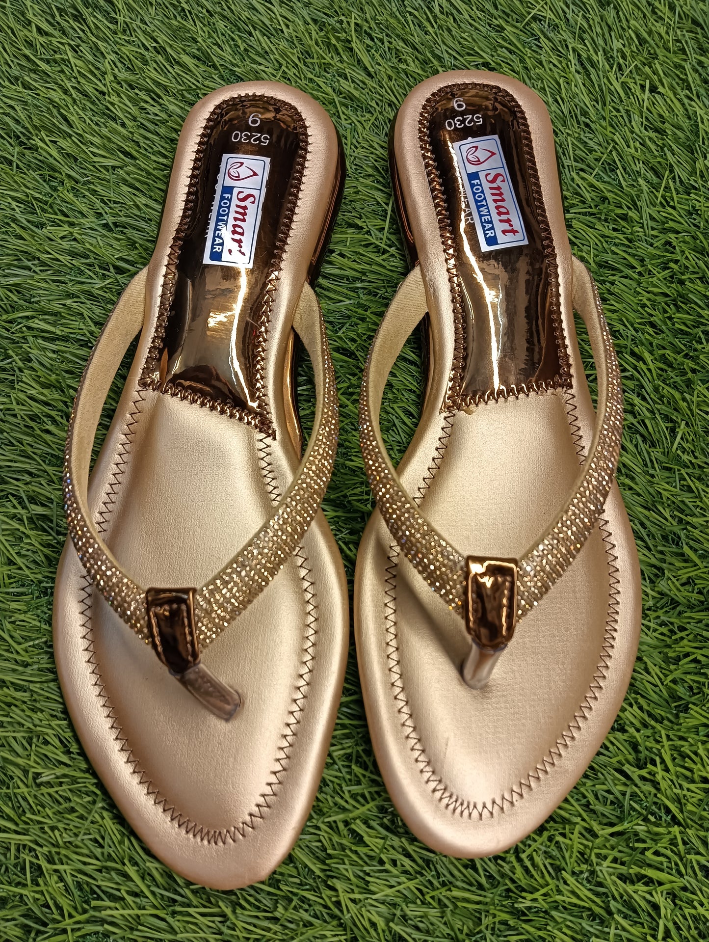 5230 Flat V Sape Causal  & Party Wear Sandal (Warranty For sole, Heel , Tapi And Pasting up to 90 days ) From Date of Purchaase.