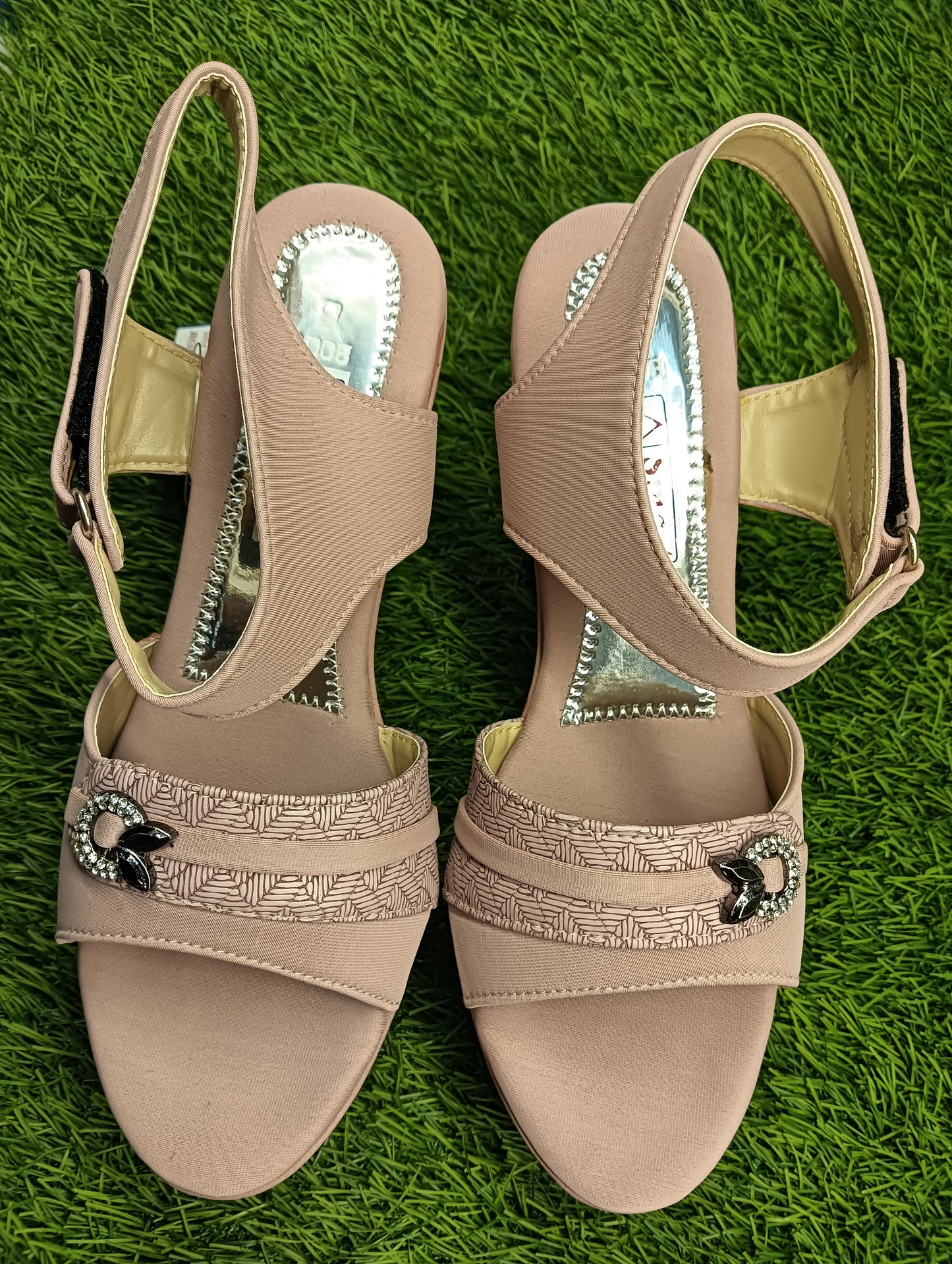 8001, Girls & Women High Hill Party & Causal Wear Sandal (Warranty For sole, Heel , Tapi And Pasting up to 90 days ) From Date of Purchaase.