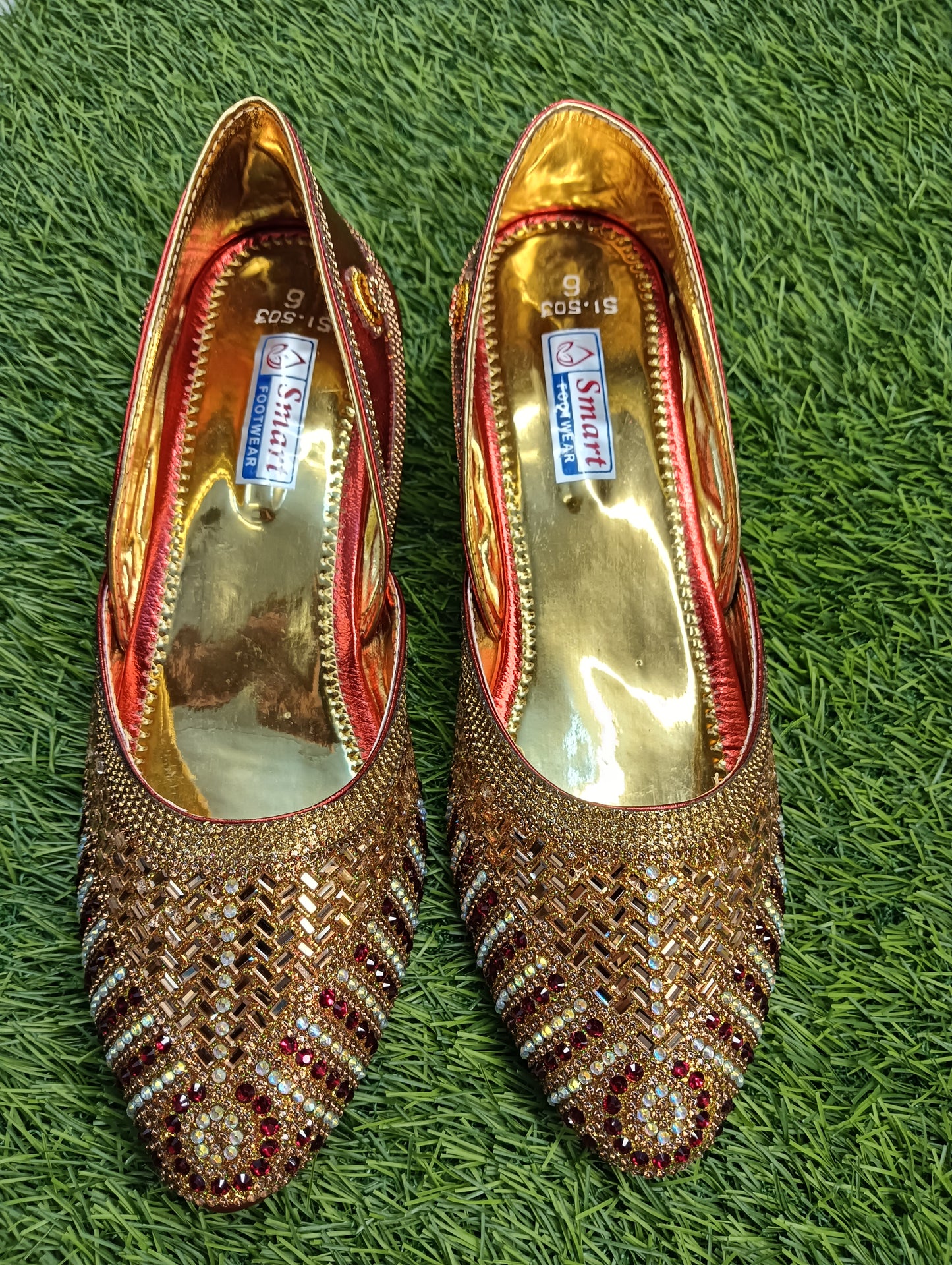 Bahubali Dhulan Full Jutti & Party Wear Jutti (Warranty For sole, Heel , Tapi And Pasting up to 90 days ) From Date of Purchaase.