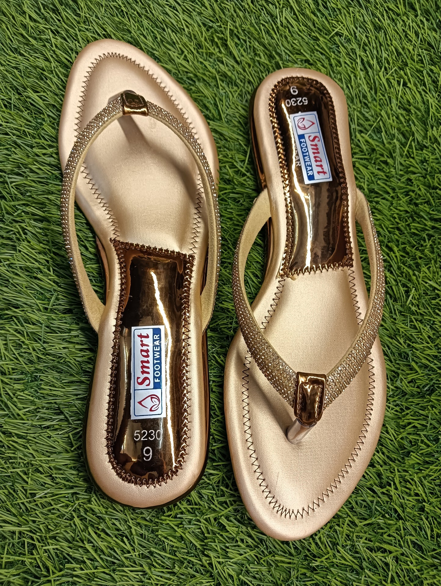 5230 Flat V Sape Causal  & Party Wear Sandal (Warranty For sole, Heel , Tapi And Pasting up to 90 days ) From Date of Purchaase.